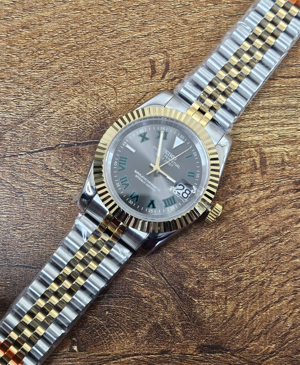 Seiko Wimbledon Mod DateJust Two tone