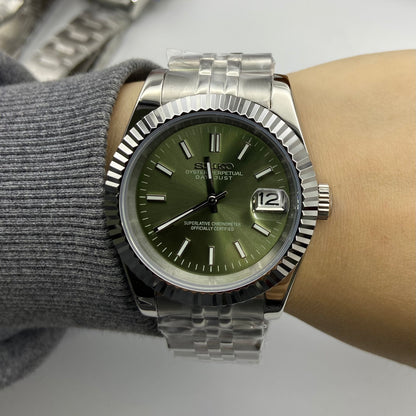 Seiko Mod Datejust – Emerald Green Dial