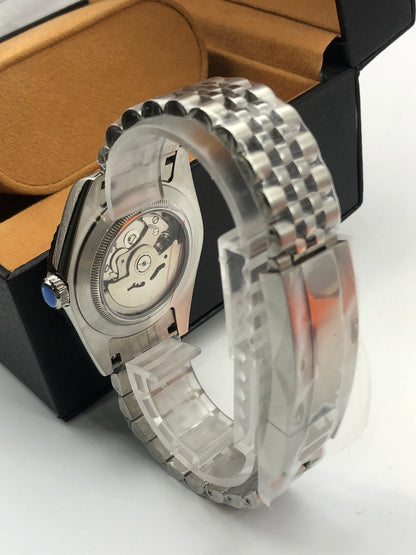 Seiko Mod Datejust – Gulf Blue Arabic Dial