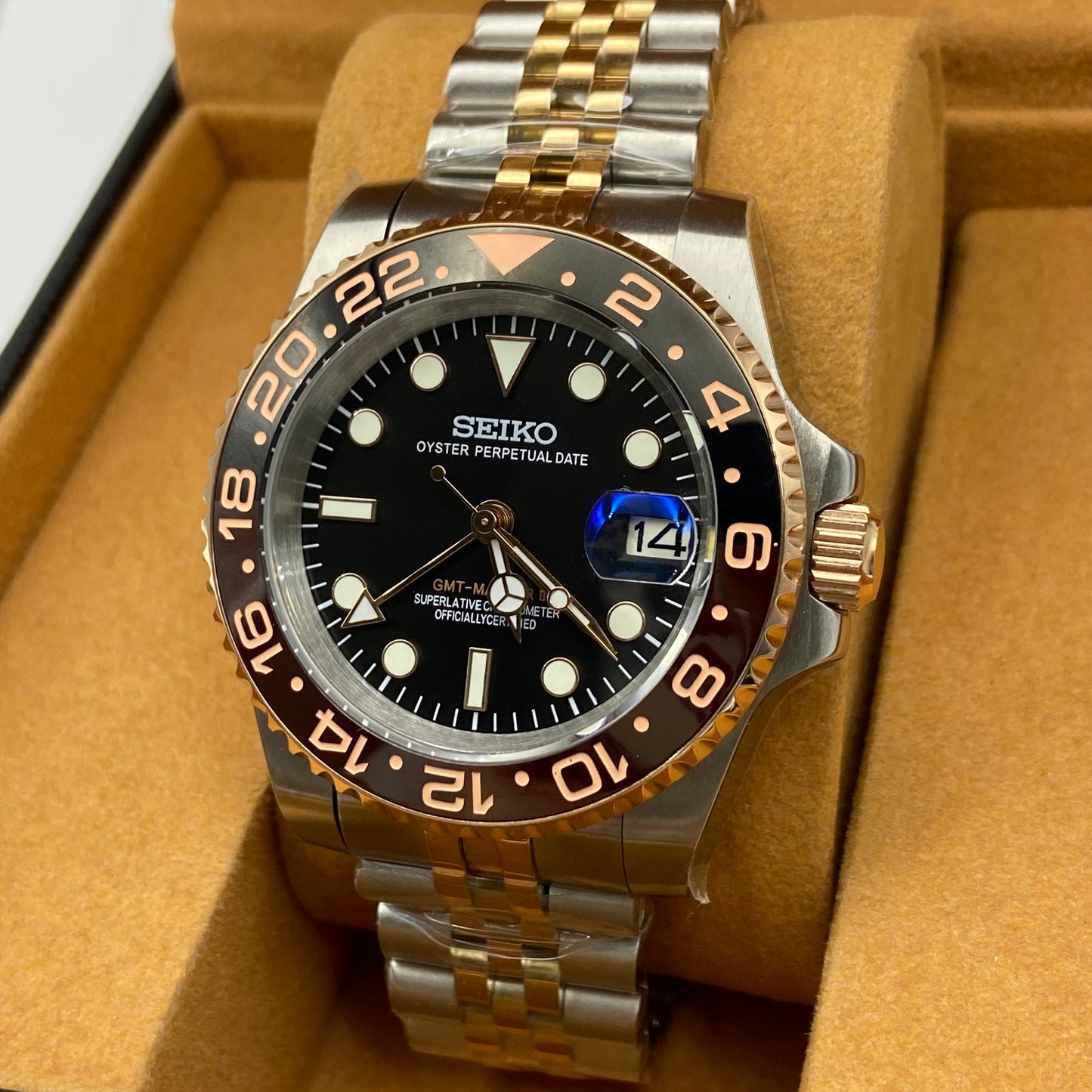 Oyster Seiko Mod – Mocha Edition