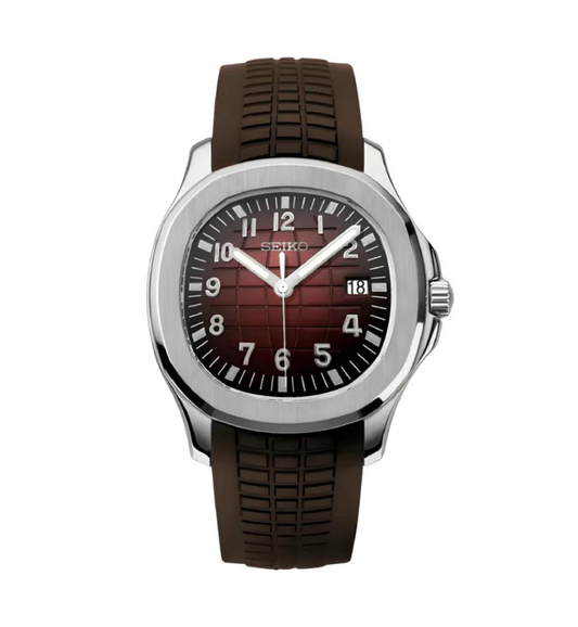 Seiko Aquanaut Mod Silver Brown