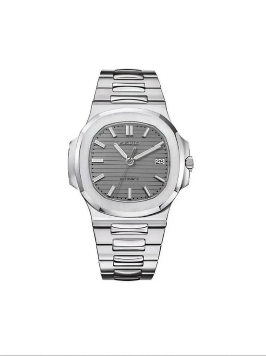 Seiko Nautilus Mod Silver Grey