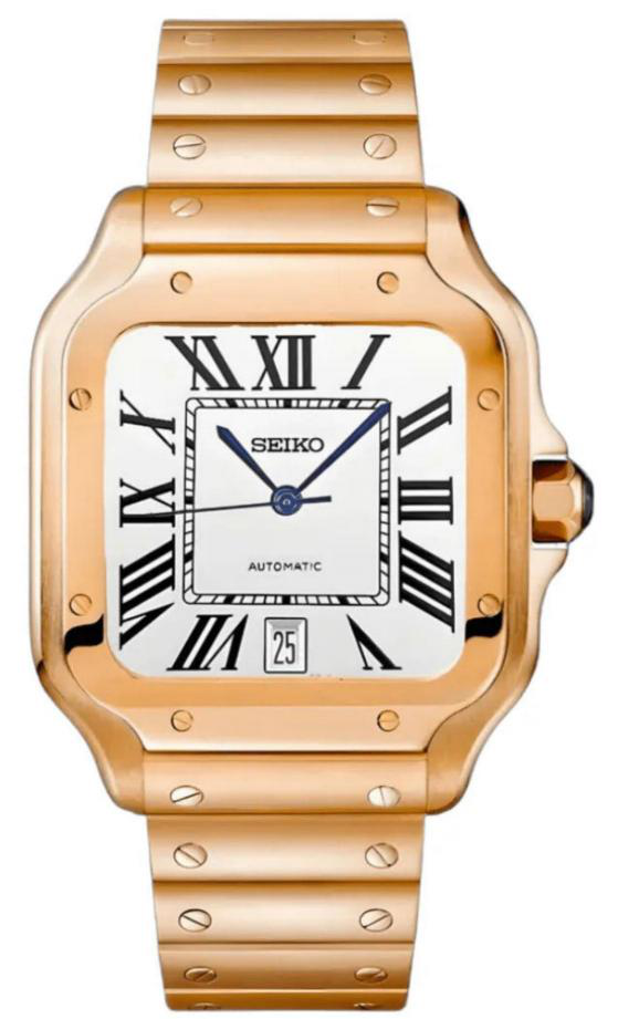 Seiko Santos Mod Rose Gold