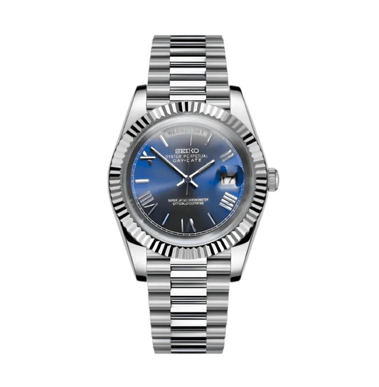Seiko Mod Day-Date Royal Blue