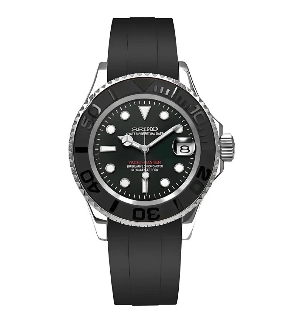Seikomod Two Tone Black Diver