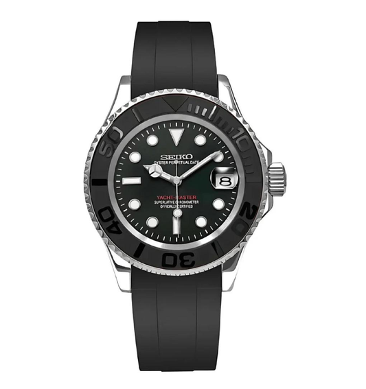 Seikomod Two Tone Black Diver
